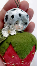 Load image into Gallery viewer, Strawberry Full Moon Ornament #1