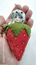 Load image into Gallery viewer, Strawberry Full Moon Ornament #1