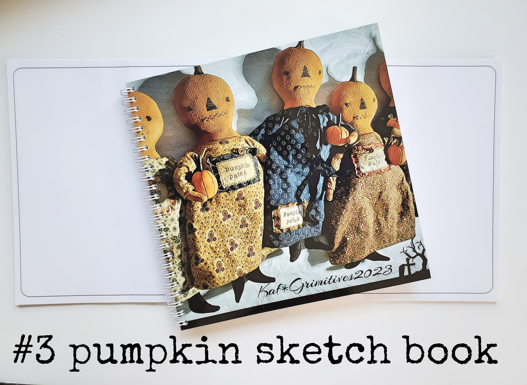 #4 Pumpkin Sketch Book