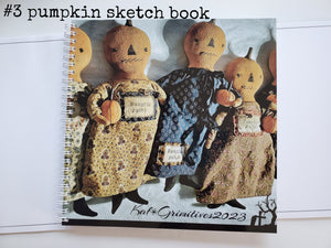 #4 Pumpkin Sketch Book