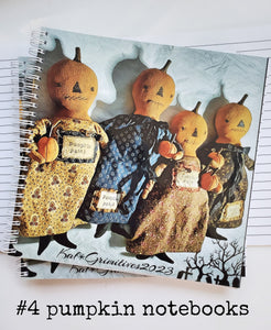 #3 Pumpkin Note Book