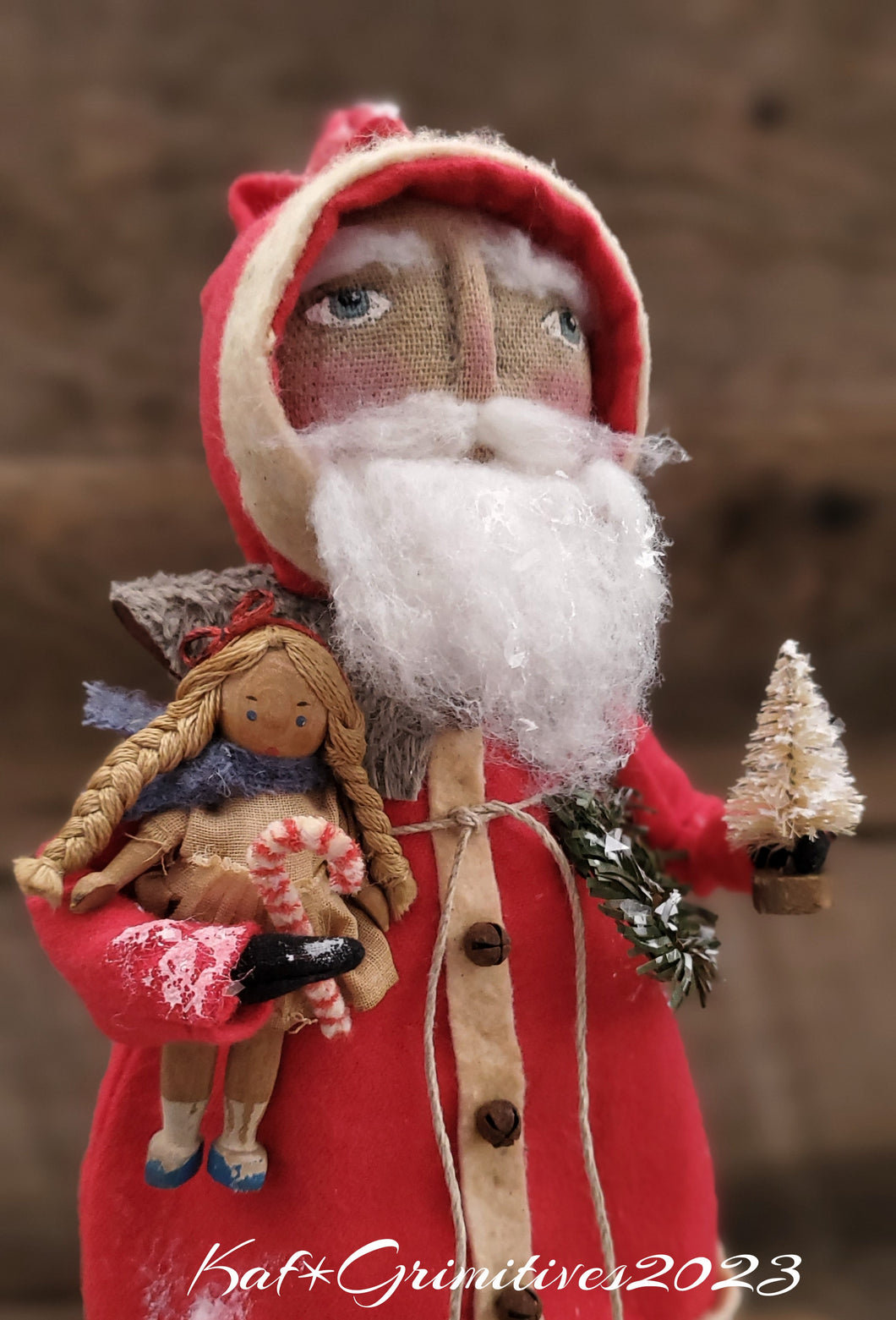 Primitive Belsnickel Santa