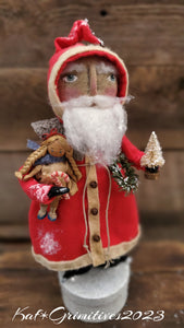 Primitive Belsnickel Santa
