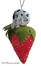 Load image into Gallery viewer, Strawberry Full Moon Ornament #1