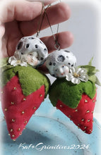 Load image into Gallery viewer, Strawberry Full Moon Ornament #2
