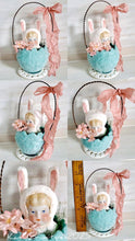Load image into Gallery viewer, White Bunny in Egg Basket