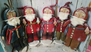 Folk Art Santas