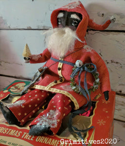 Folk Art Santa