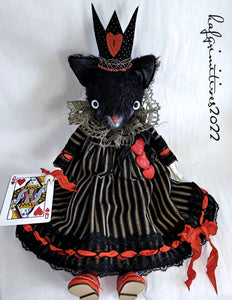 Lorna Lovelorn the Queen Cat of Hearts