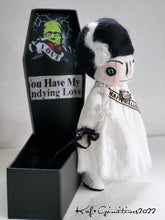 Load image into Gallery viewer, The Bride of Frankenstein- Coffin Cutie