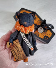 Load image into Gallery viewer, Betty the Black Cat - A Coffin Cutie