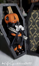 Load image into Gallery viewer, Vampire Pumpkin Patty- A Coffin Cutie