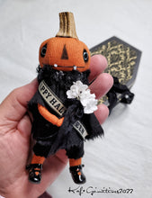 Load image into Gallery viewer, Vampire Pumpkin Patty- A Coffin Cutie