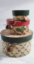 Load image into Gallery viewer, Primitive Christmas Boxes, Set #2 Christmas Wishes