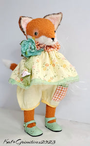 Momma Matilda Fox and a wagon of cHicks